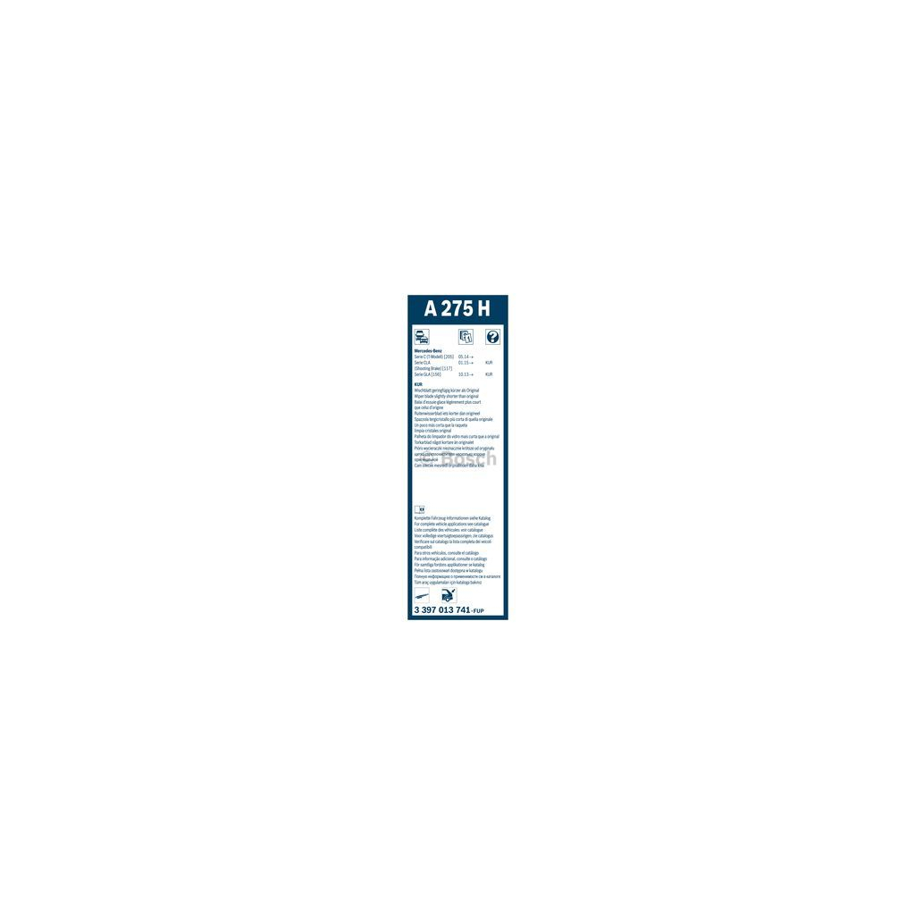 Щітка склоочисника Bosch 3 397 013 741 - зображення 5
