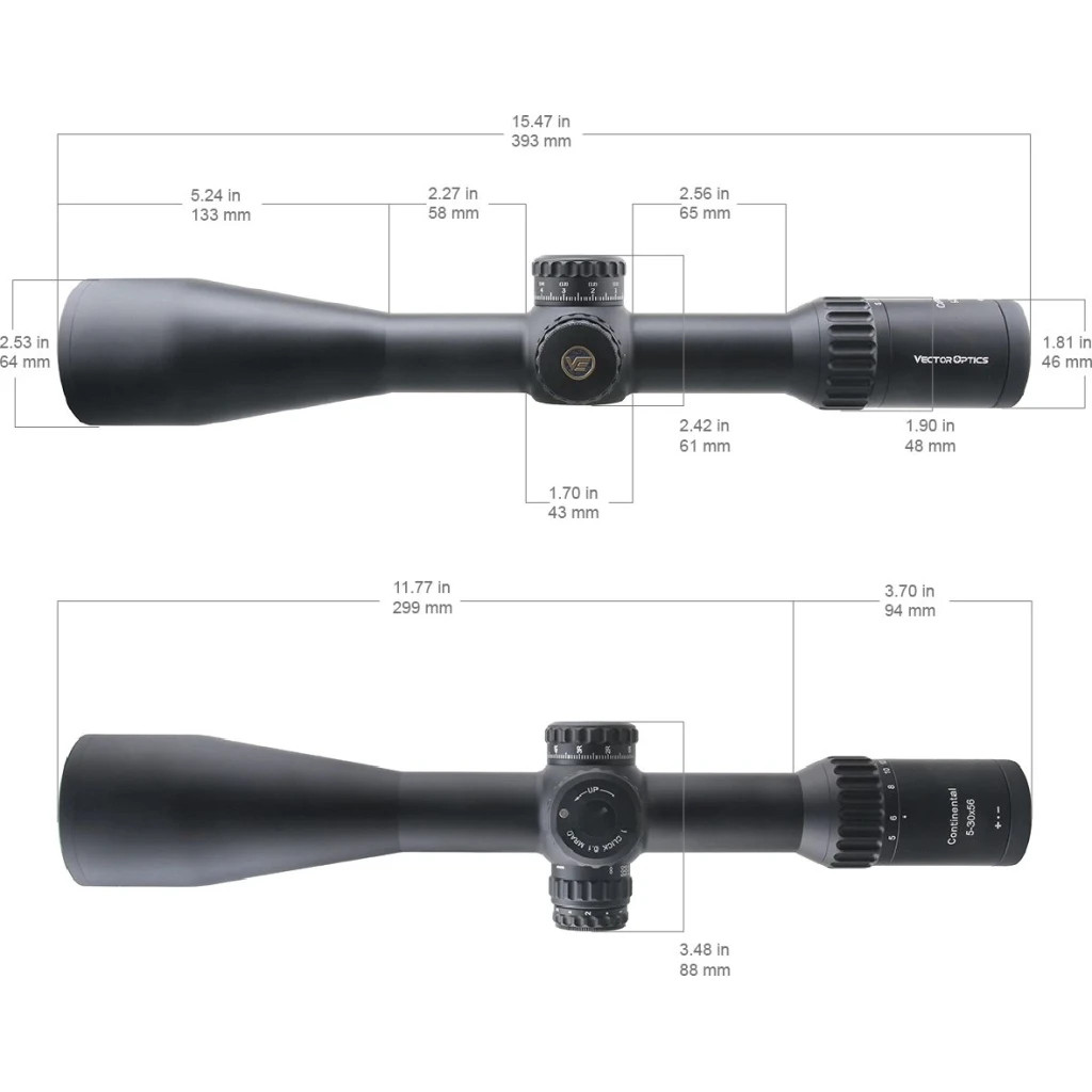 Оптичний приціл Vector Optics Continental 5-30x56 (34mm) FFP Ranging (SCFF-41) - зображення 9