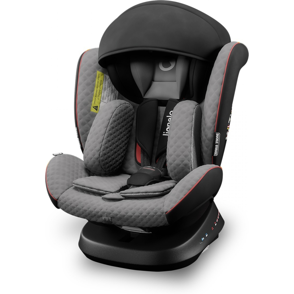 Автокрісло Lionelo Bastiaan One Grey Stone Black (LO-BASTIAAN ONE GREY STONE BLACK) - зображення 6