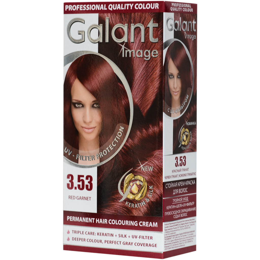 Фарба для волосся Galant Image 3.53 - Червоний гранат (3800049200815) - зображення 1