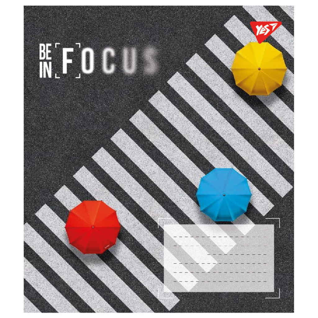 Зошит Yes Be in focus 60 аркушів лінія (767408) - зображення 3