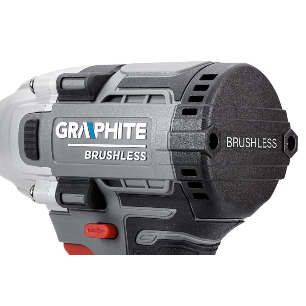 Гайковерт Graphite Energy+ 18V, безщітковий, 2600об/хв, 330Нм, 1/2", 0.9кг (без АКБ та ЗП) (58G028-1) - зображення 8
