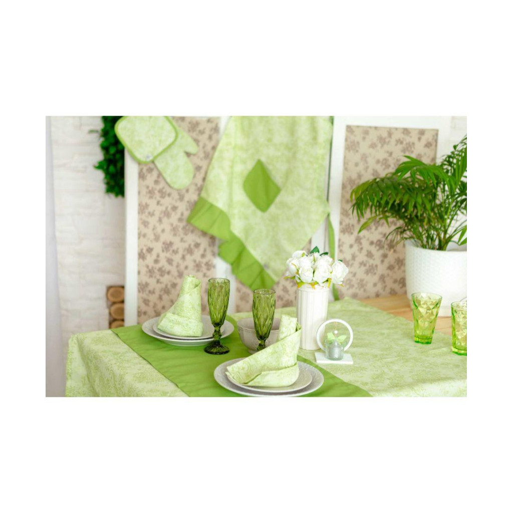 Кухонна прихватка Прованс Vintage Green 20х20 см (010445) - зображення 3
