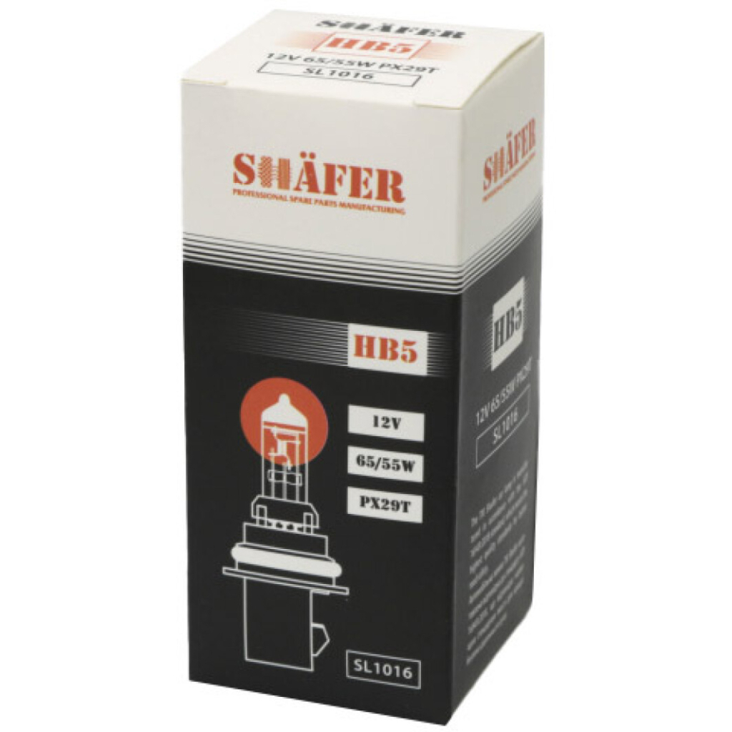 Автолампа SHAFER HB5 12V 65/55W PX29T (SL1016) - зображення 2
