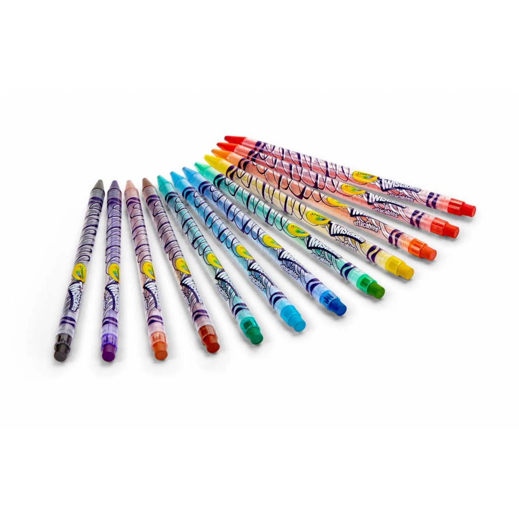 Олівці кольорові Crayola Твіст викручуються та стираються 12 шт (256360.024) - зображення 3