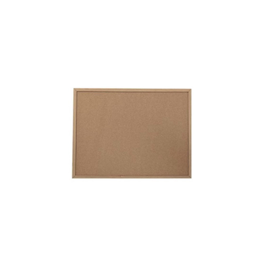 Офісна дошка H-Tone коркова 40х60 см, дерев'яна рамка (BOARD-HT-JJ411312-2) - изображение 1