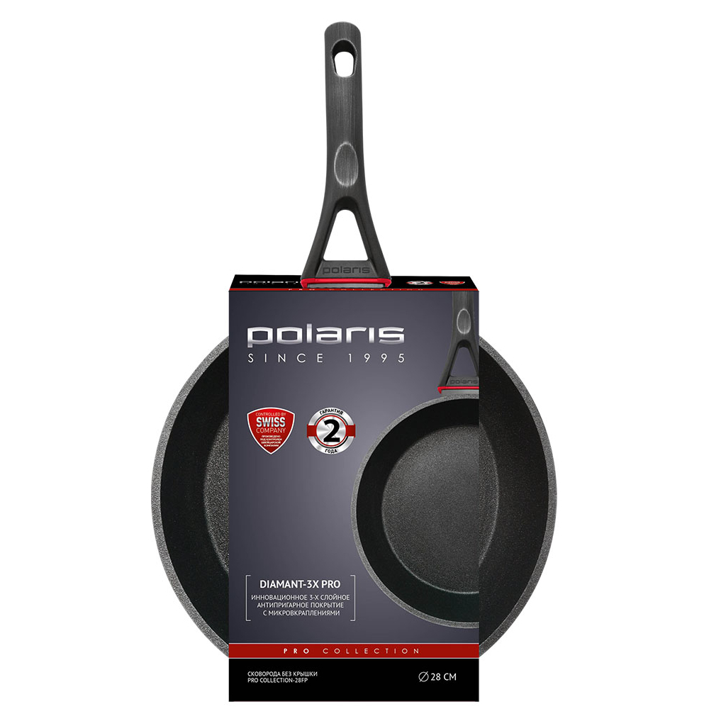 Сковорода Polaris PRO Collection-28FP 28 см (Collection-28FP) - зображення 3