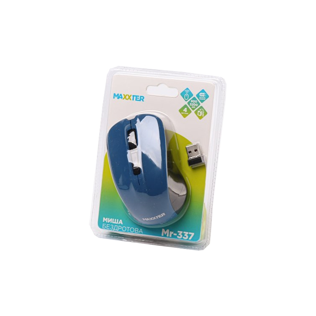 Мишка Maxxter Mr-337-Bl - зображення 4