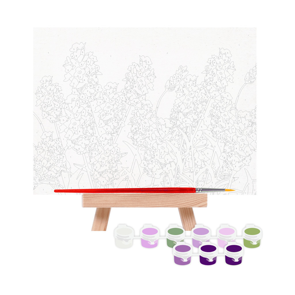 Картина по номерам Rosa Star Ніжна лаванда 15х20 см з мольбертом (4823098540533) - зображення 2