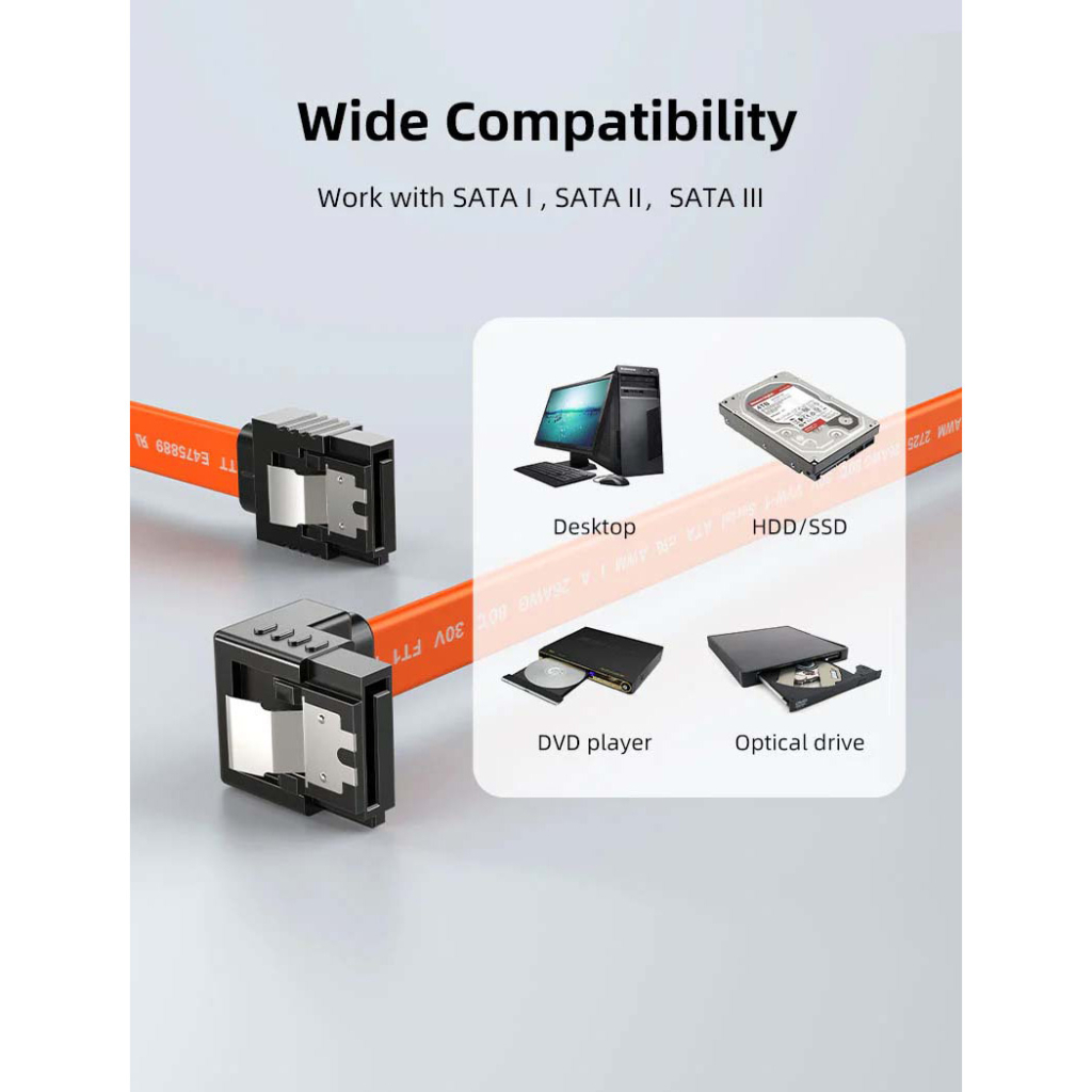 Кабель для передачі даних SATA III 0.5m Cabletime (CA915897) - зображення 8