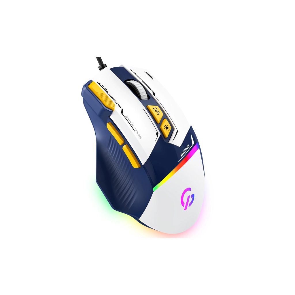 Мишка GamePro GM300BL USB Blue/White (GM300BL) - изображение 2