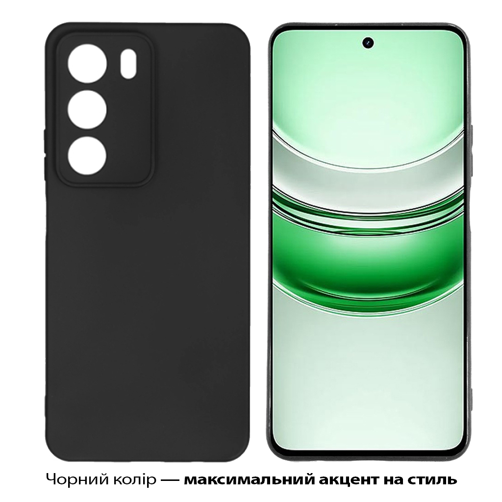 Чохол до мобільного телефона BeCover Silicone Realme C71 Black (713779) - зображення 2