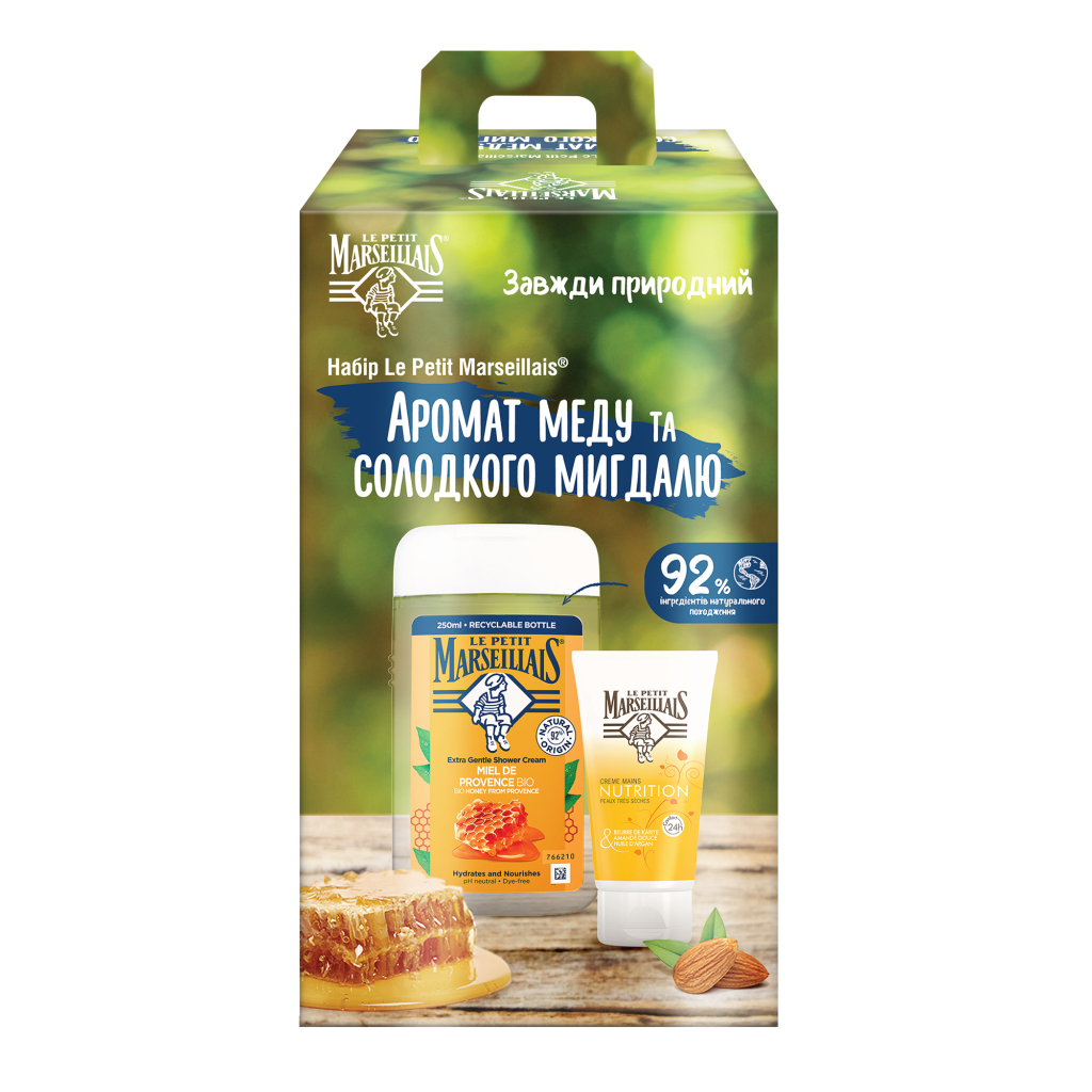 Набір косметики Le Petit Marseillais Аромат меду та солодкого мигдалю (3574661813325) - picture 1