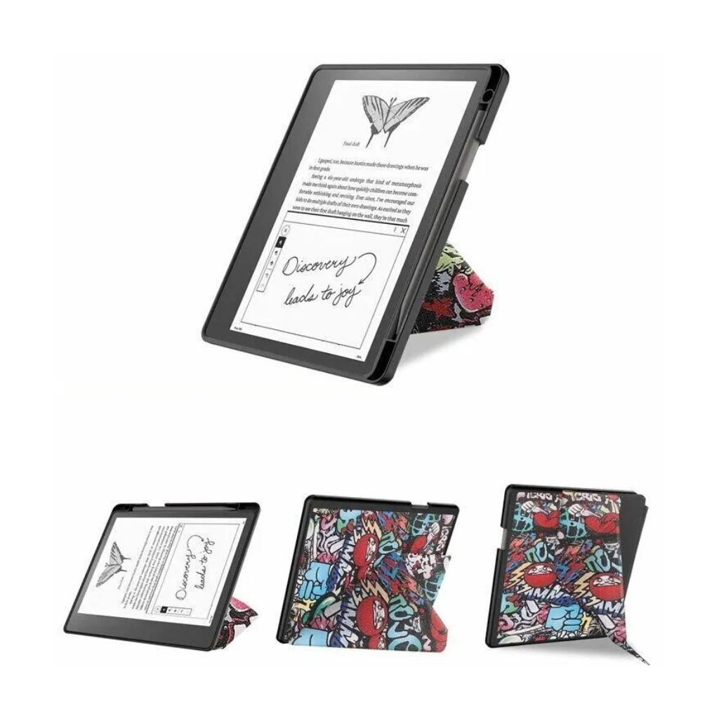 Чохол до електронної книги BeCover Ultra Slim Origami Amazon Kindle Scribe 10.2" Graffiti (712582) - зображення 4