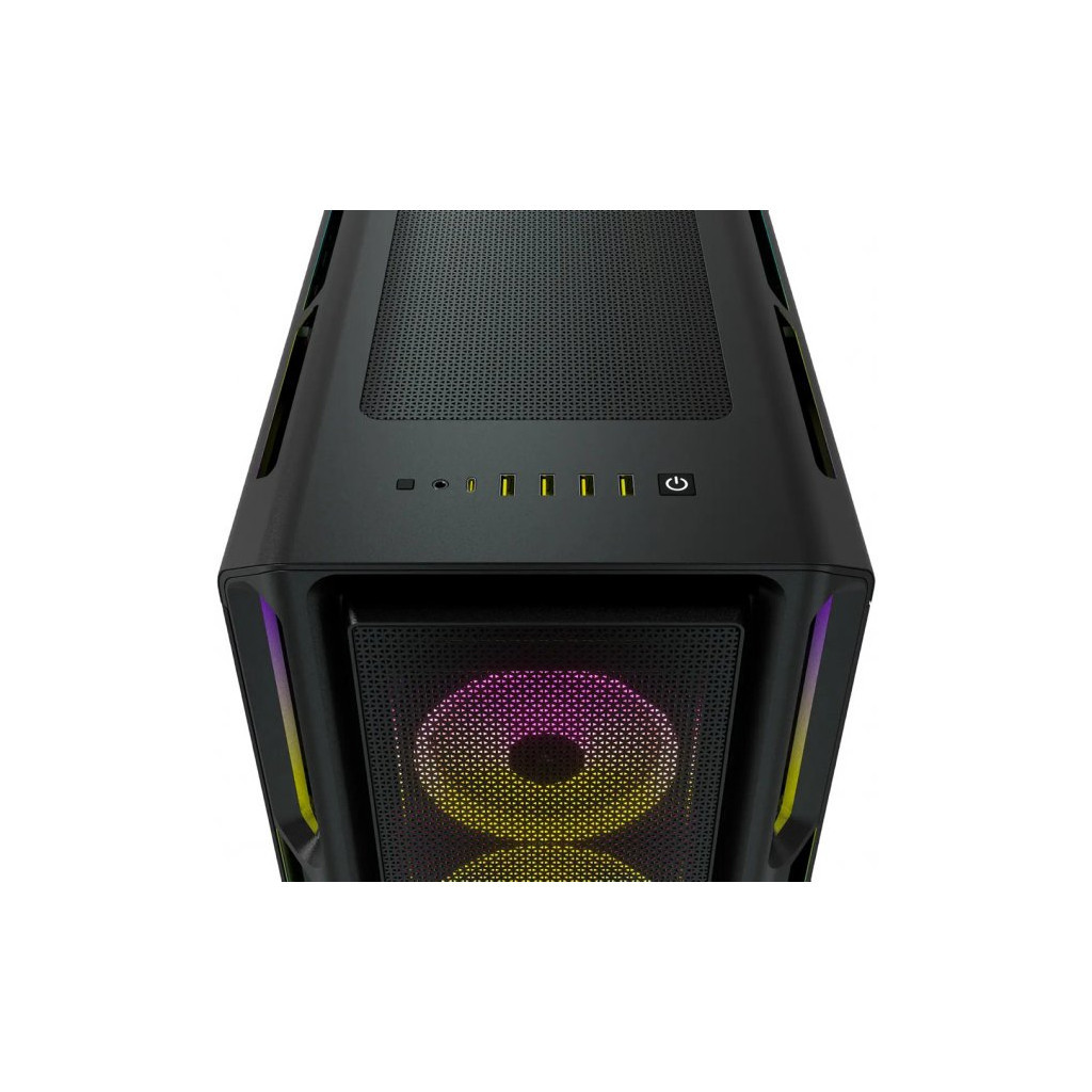 Корпус Corsair iCUE 5000T RGB Tempered Glass Black (CC-9011230-WW) - зображення 3
