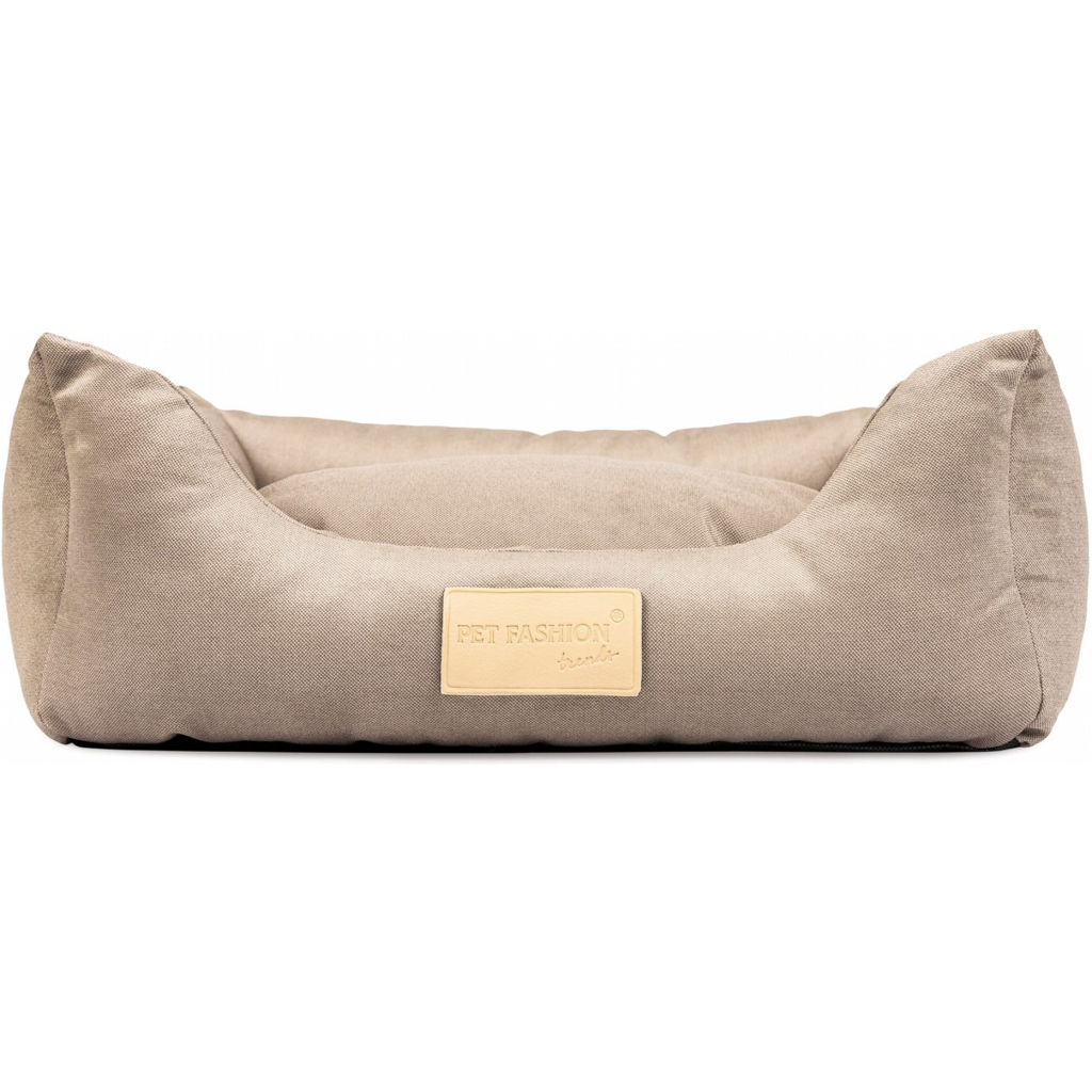 Лежак для тварин Природа "MOLLY" №1 (52х40х17 см) Пісочний (4823082421350) - зображення 2
