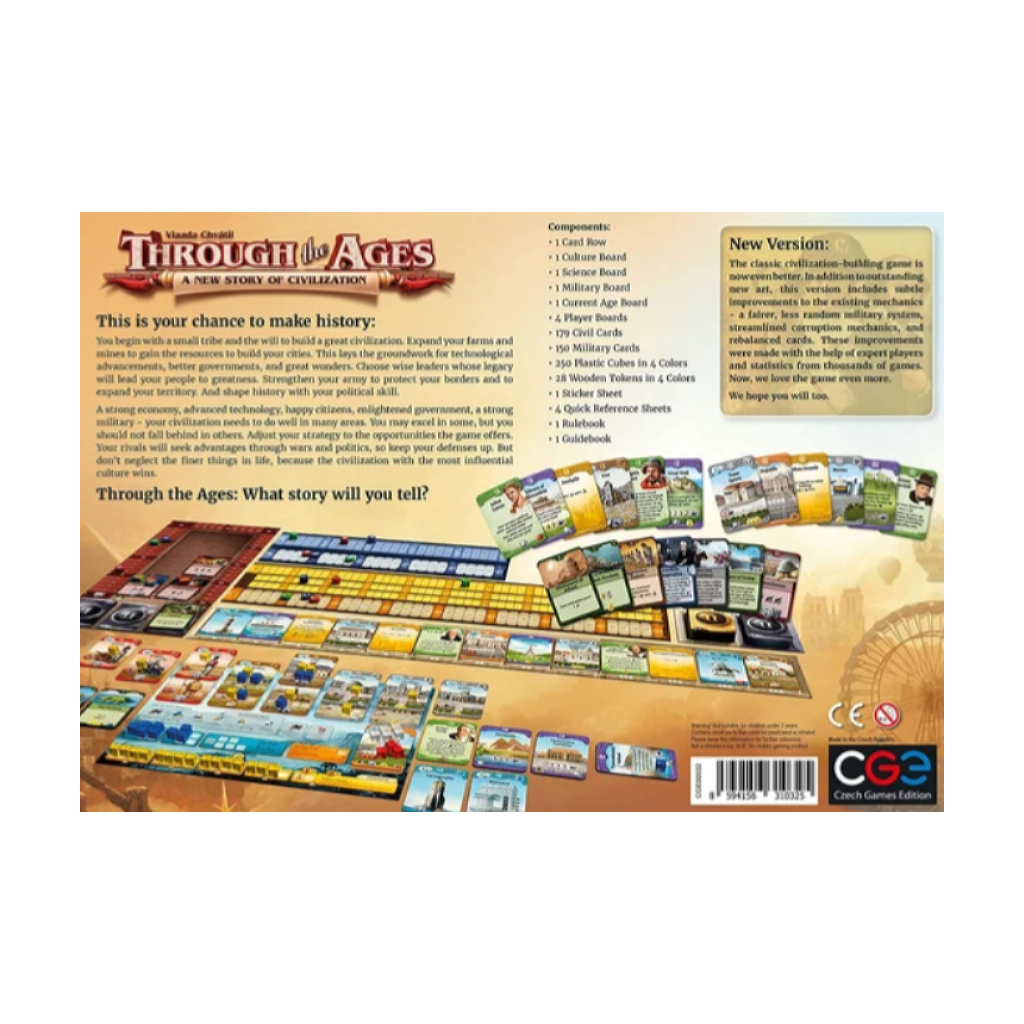 Настільна гра Czech Games Edition Through the Ages: A New Story of Civilization, англійська (8594156310325) - зображення 3