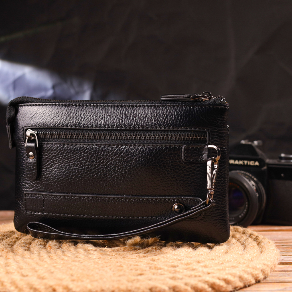 Сумка Canpellini З натуральної шкіри Чорна (21546) - зображення 10