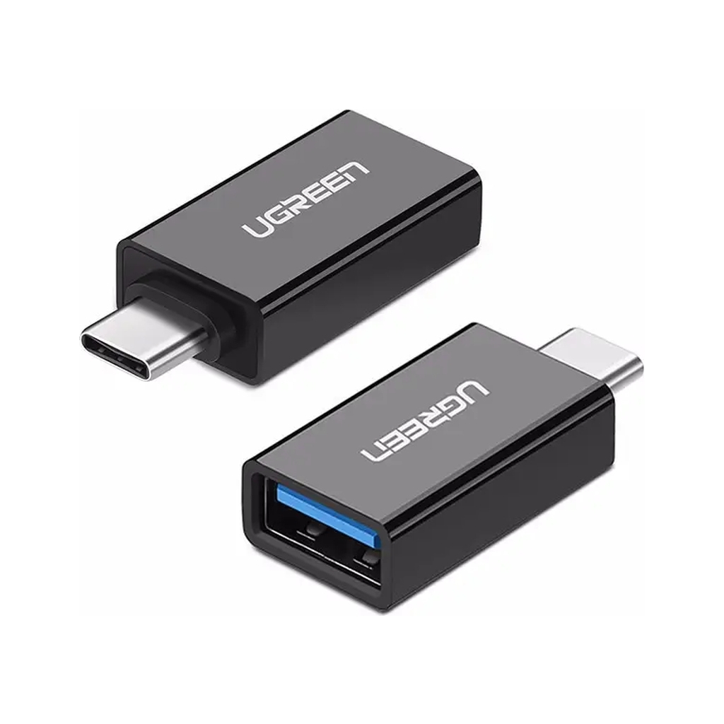 Перехідник OTG USB 3.0 AF to USB-C US173 black Ugreen (20808) - зображення 3