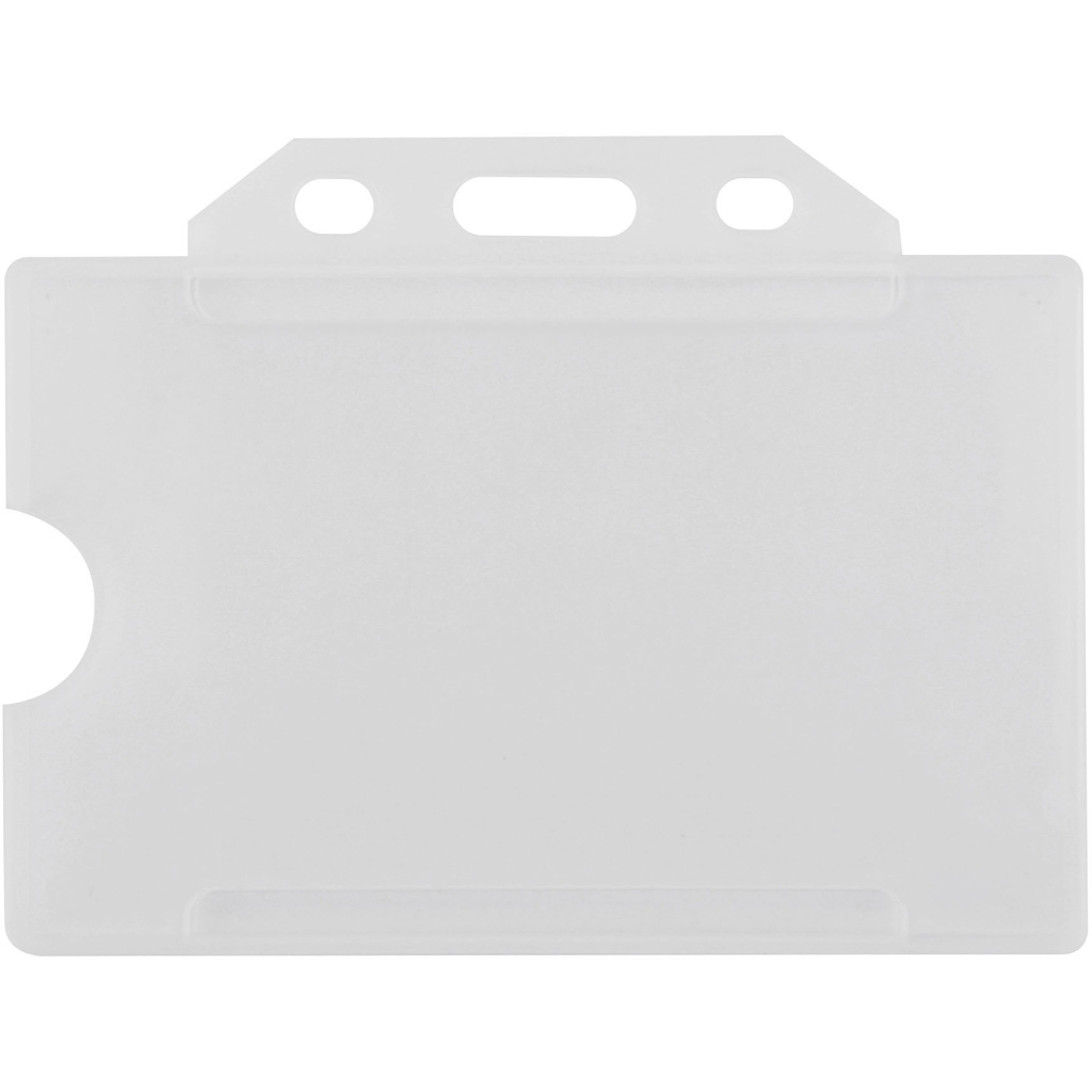 Бейдж Optima горизонтальний PP+PVC, 85х54 мм (O45621) - зображення 1