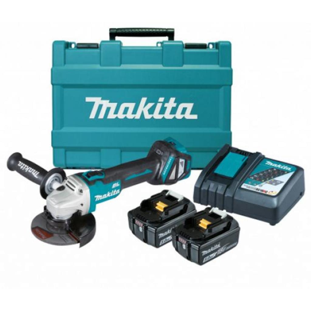 Шліфувальна машина Makita LXT 125мм, 5Аг х 2шт, кейс (DGA511RTE) - зображення 3