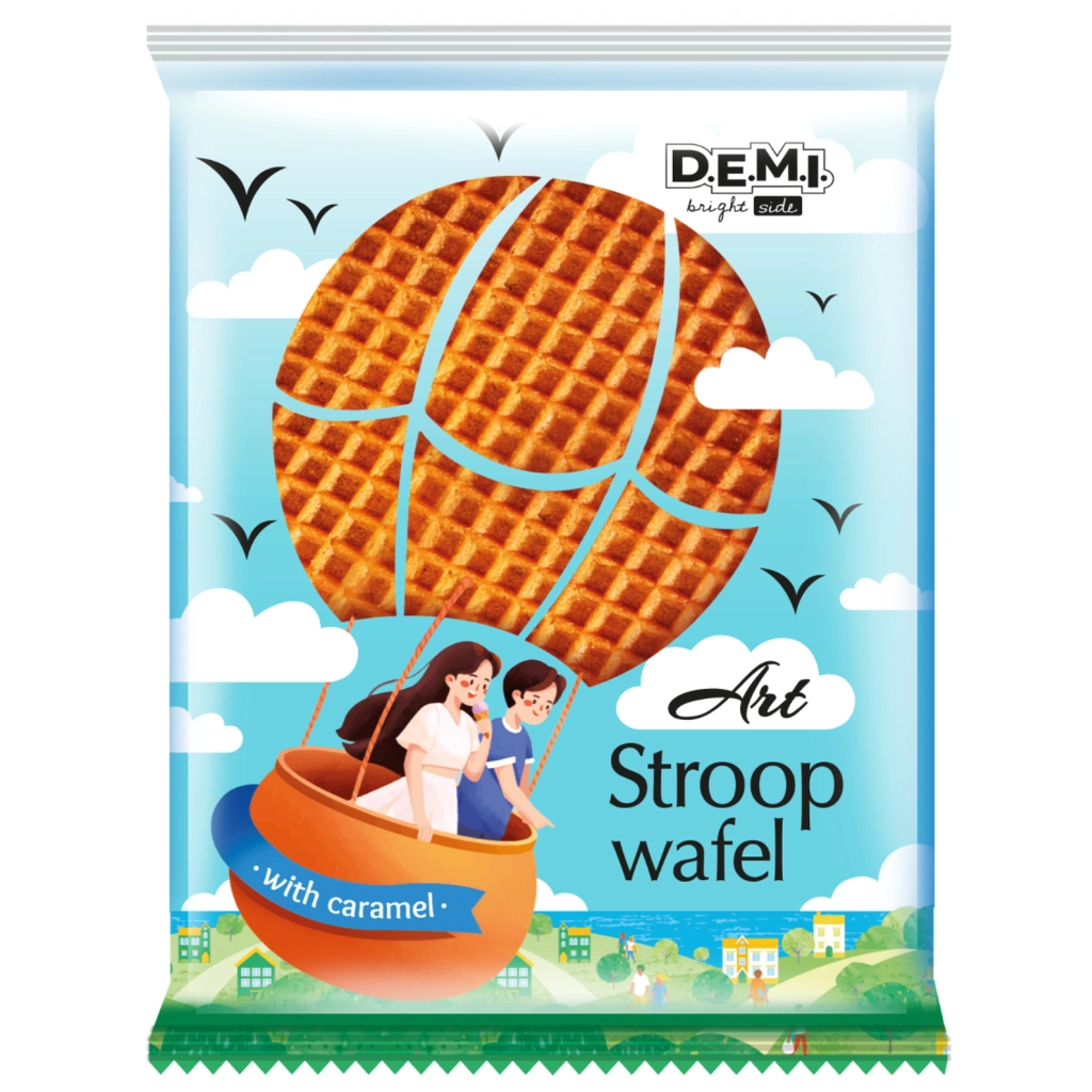 Вафлі Demi Карамельною начинкою та вершковим маслом 33 г (de.22064) - зображення 1