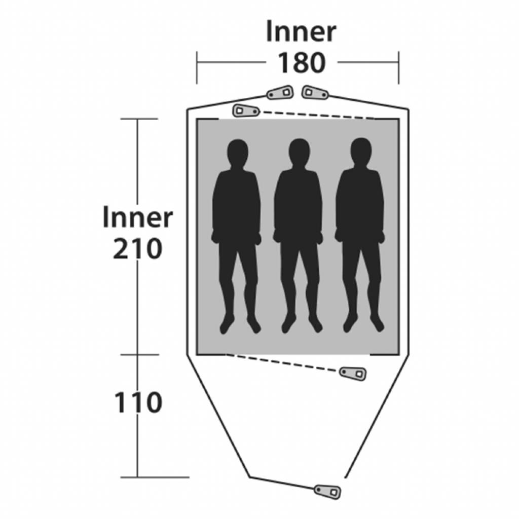 Намет Outwell Cloud 3 Blue (928491) - зображення 10