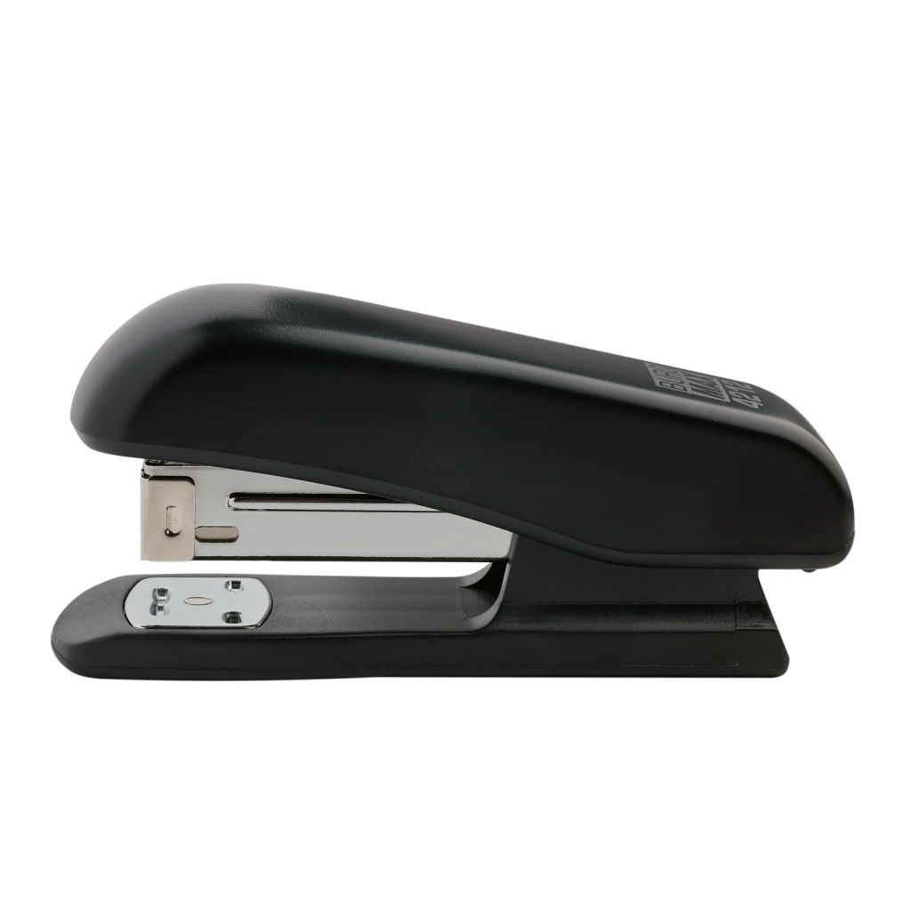 Степлер Buromax пластиковий, 20 арк., скоби №24; 26, 126х32х55 мм, чорний (BM.4212-01) - зображення 1