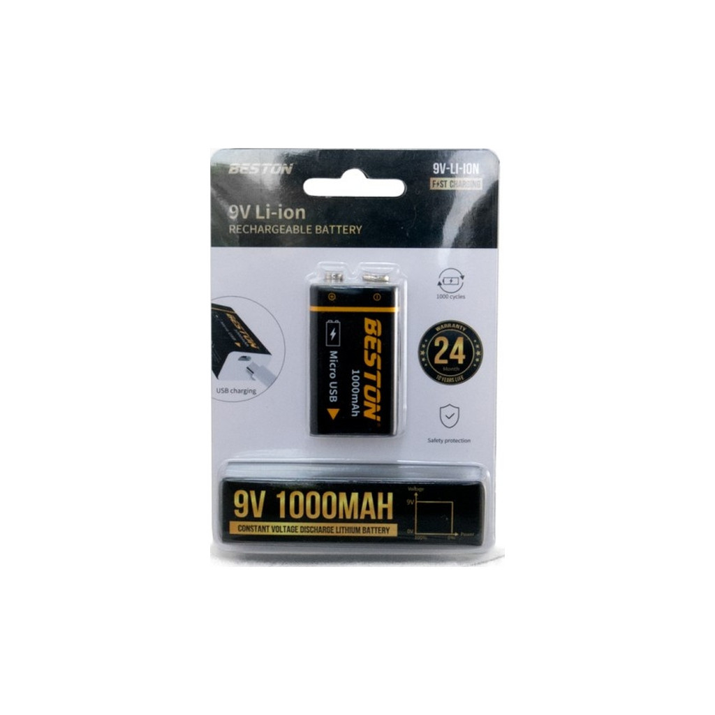 Акумулятор Beston CR-9V 1000mAh Li-ion (AAB1852) - зображення 4
