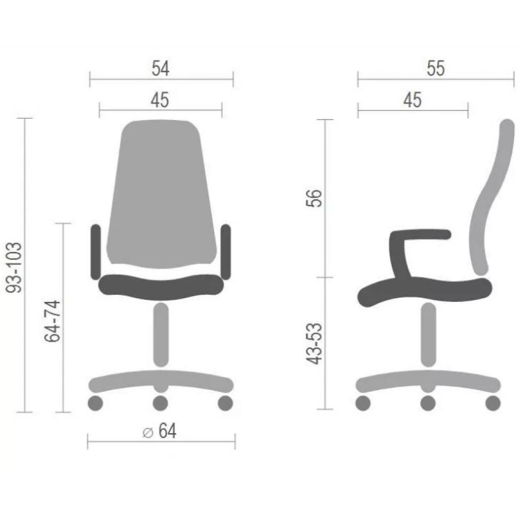 Офісне крісло Аклас Арси PL TILT (12475) - зображення 6