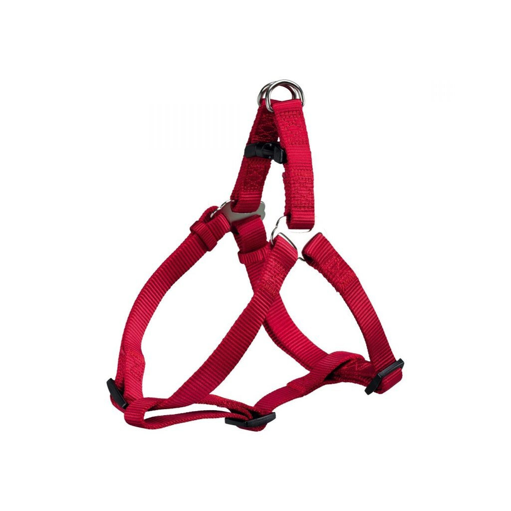 Шлея для собак Trixie Premium M 50-65 см/20 мм червона (4011905204536) - зображення 1