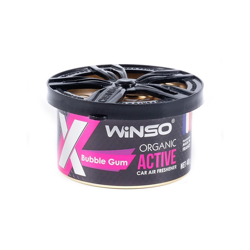 Ароматизатор для автомобіля WINSO Organic X Active Bubble Gum (533660) - зображення 1