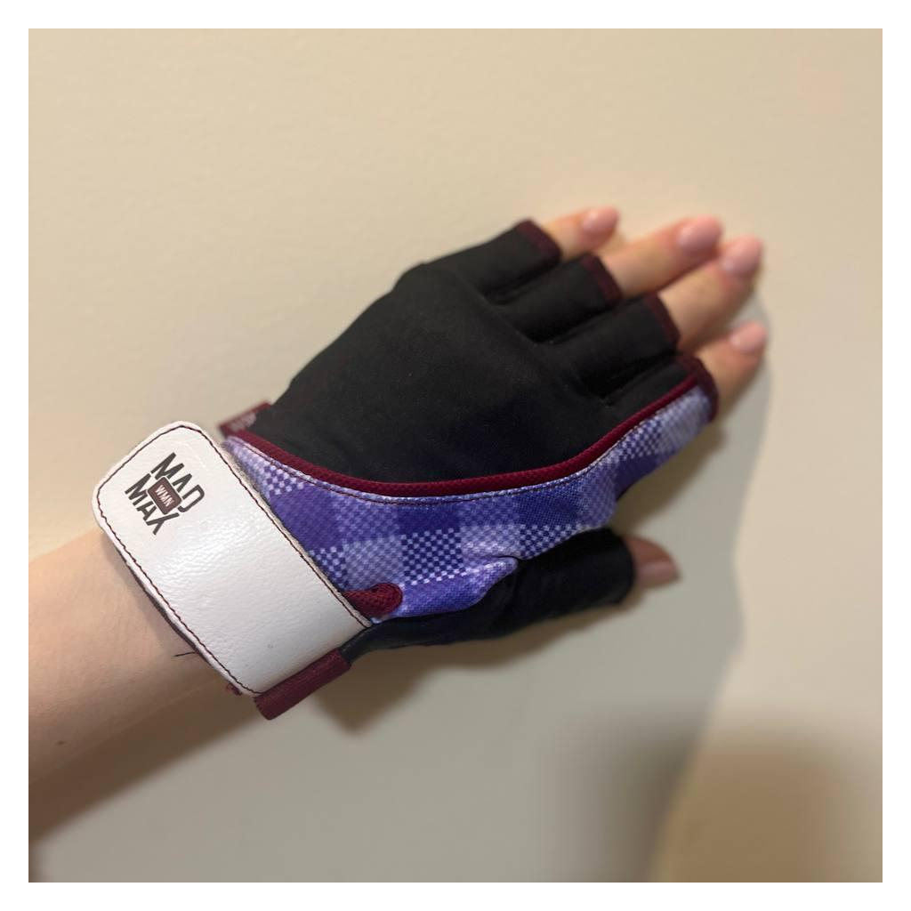 Рукавички для фітнесу MadMax MFG-911 Nine-eleven Black/perpito L (MFG-911-PEP_L) - зображення 9