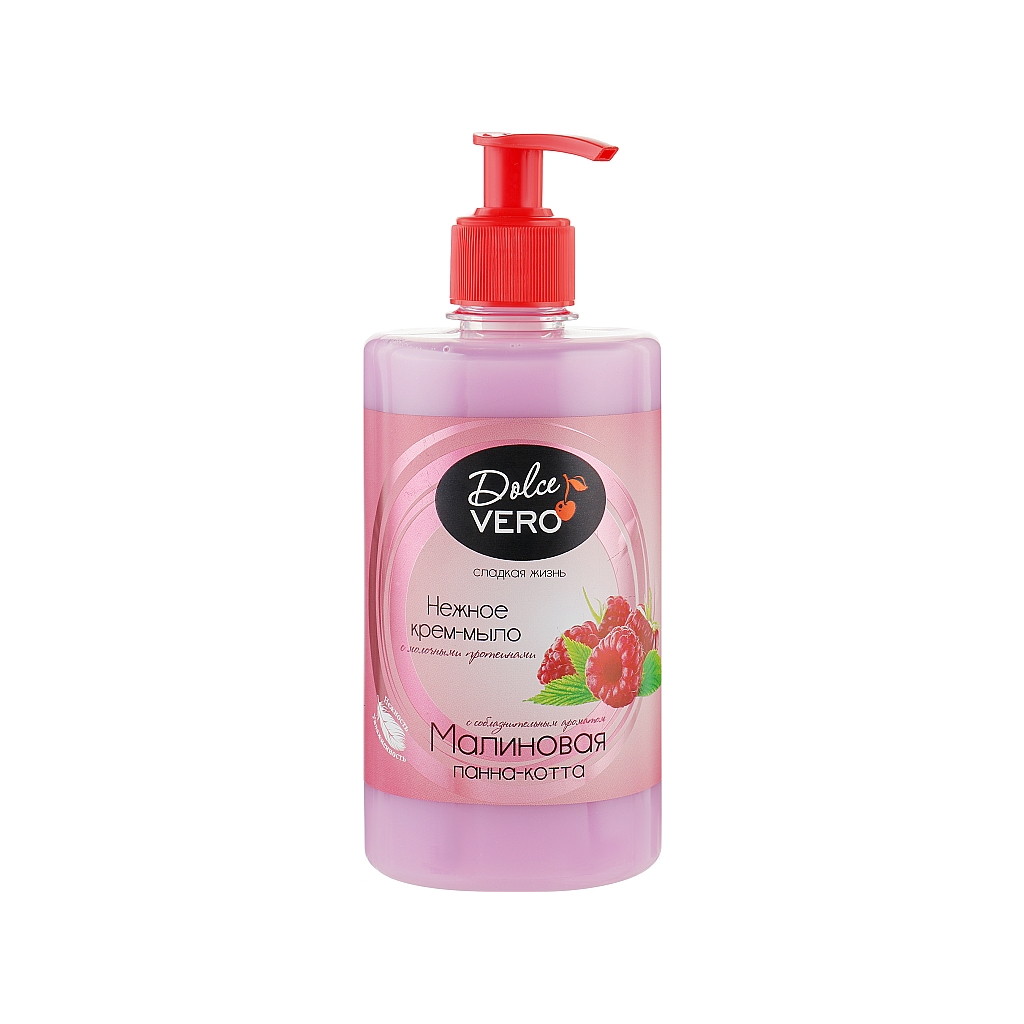 Рідке мило Dolce Vero Малинова панна-котта 500 мл (4820091143518) - зображення 1