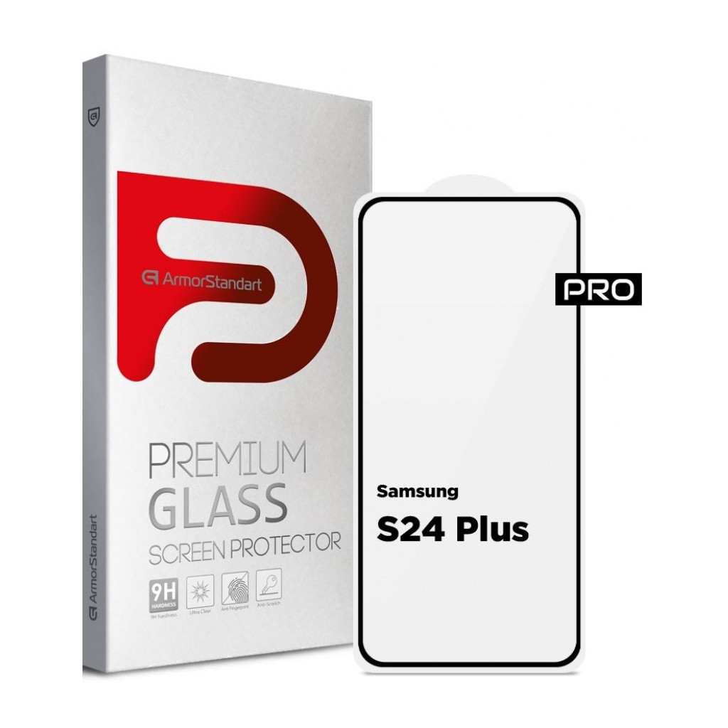 Скло захисне Armorstandart Pro Samsung S24 Plus Black (ARM72437) - зображення 1