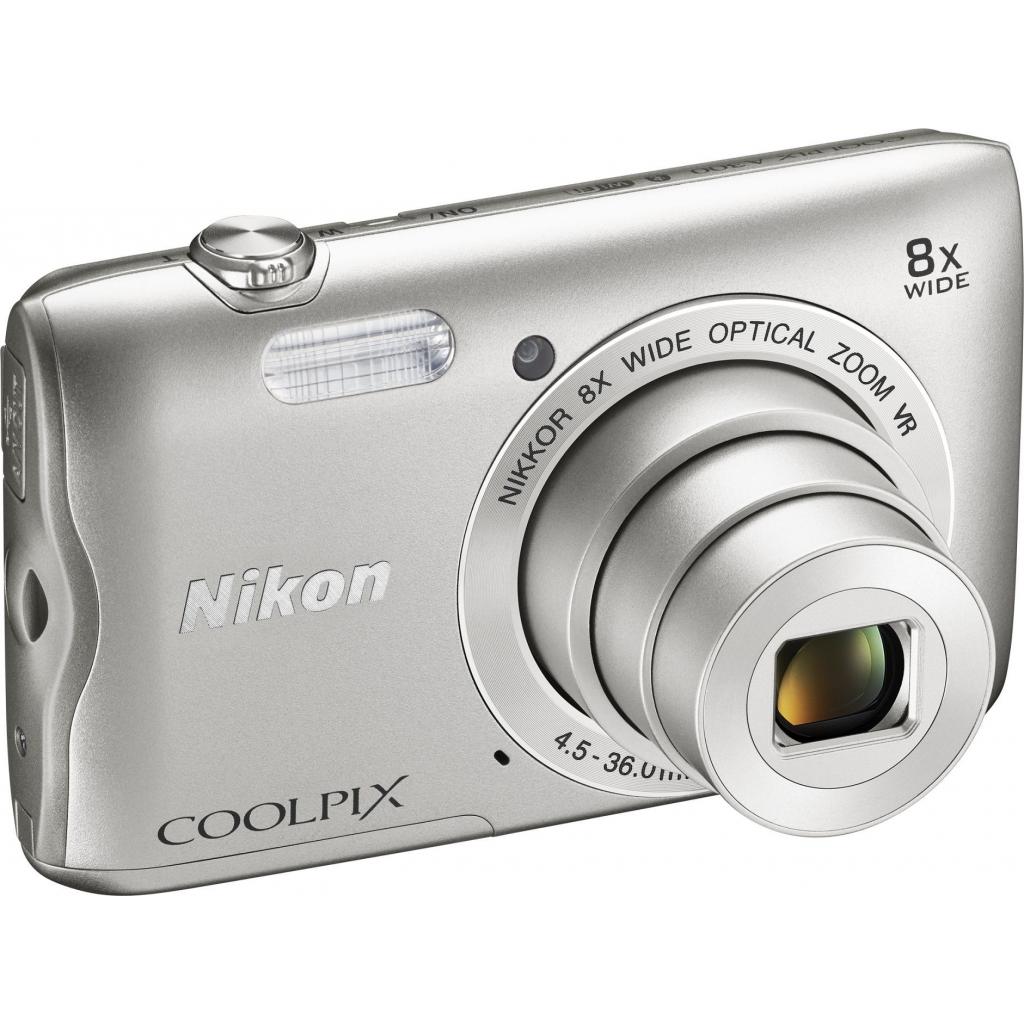 Цифровий фотоапарат Nikon Coolpix A300 Silver (VNA960E1) - зображення 5