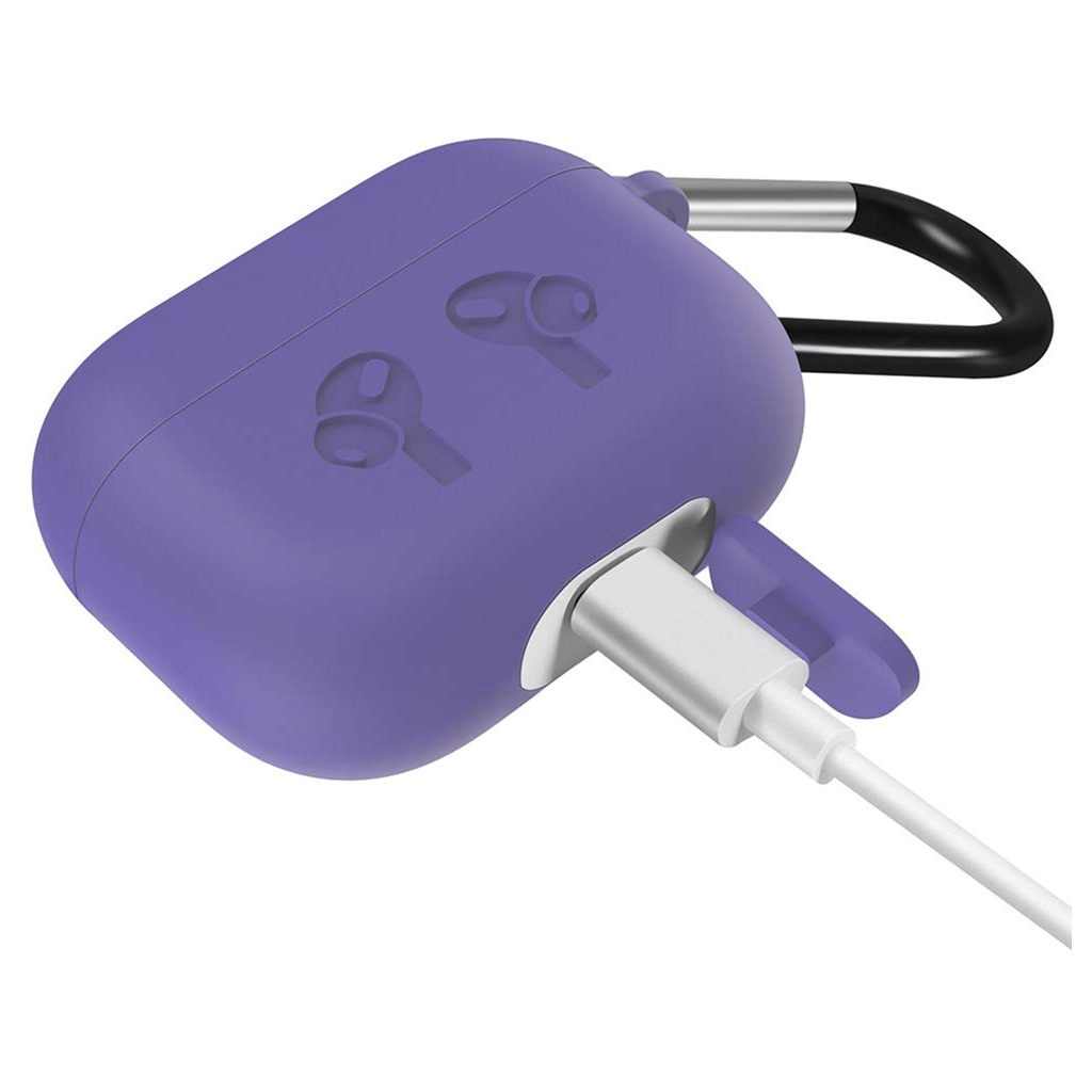 Чохол для навушників BeCover Silicon Protection для Apple AirPods Pro Light Purple (704499) - зображення 3