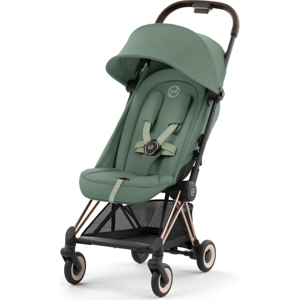 Коляска Cybex Coya Rosegold Leaf Green (522004285) - зображення 1