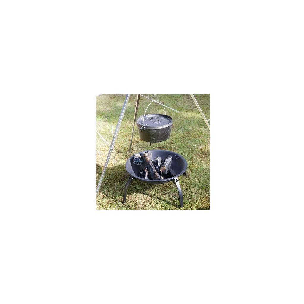 Котел туристичний Bo-Camp Dutch Oven Cast Iron 31 cm / 7.1 L Black (2122415) (DAS303291) - зображення 4