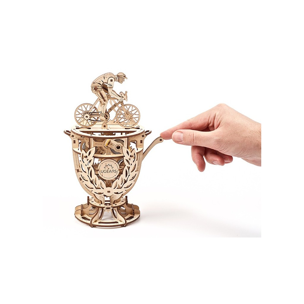 Конструктор Ugears Автоматон Велосипедист (70148) - зображення 6