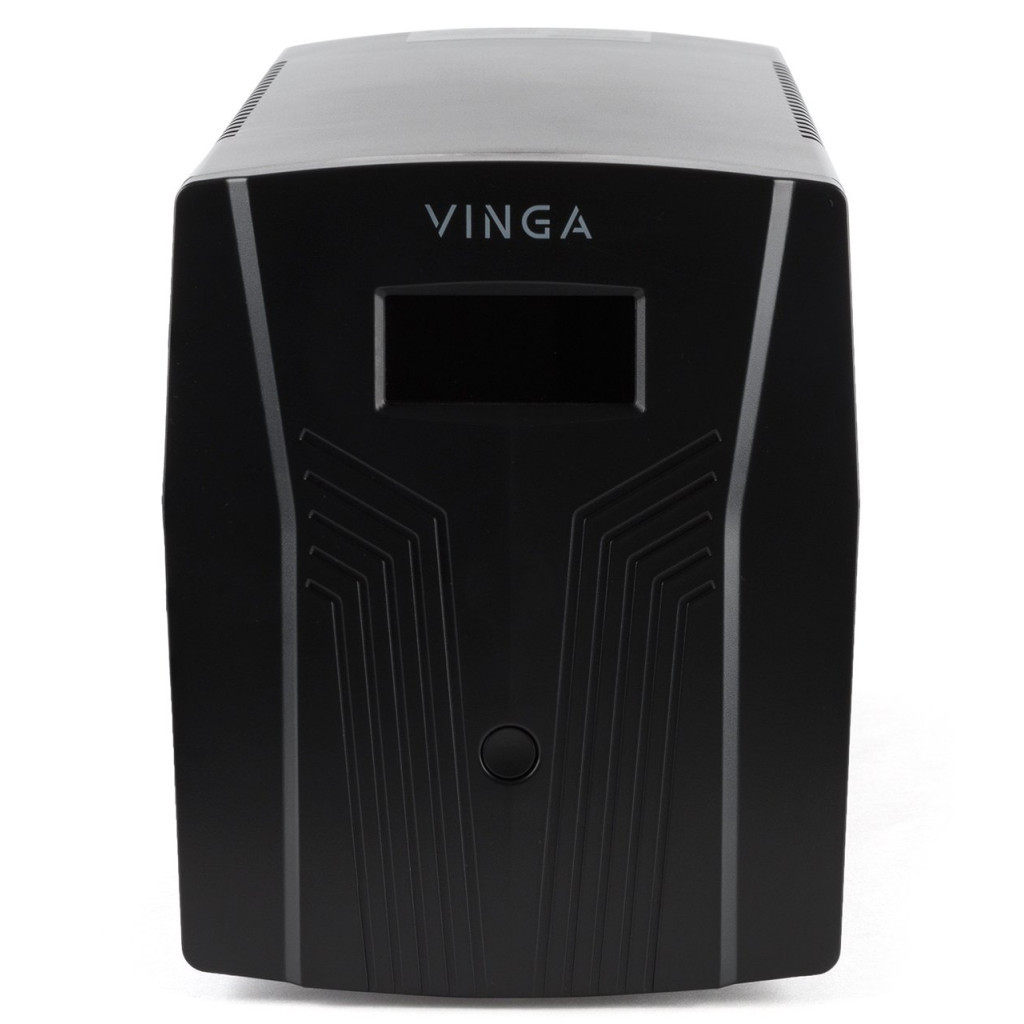 Пристрій безперебійного живлення Vinga LCD 1500VA plastic case (VPC-1500P) - зображення 11