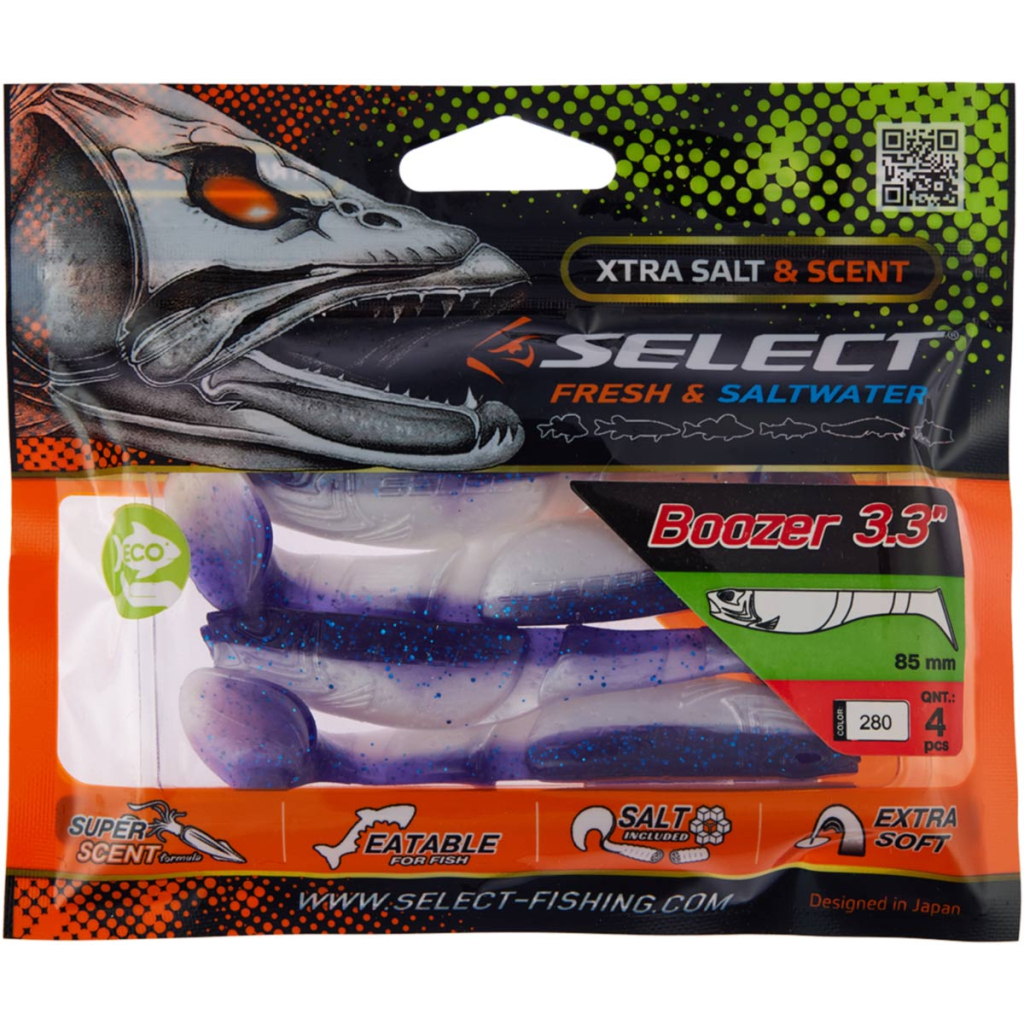 Силікон рибальський Select Boozer 3.3" 280 (4 шт/уп) (1870.71.49) - зображення 2