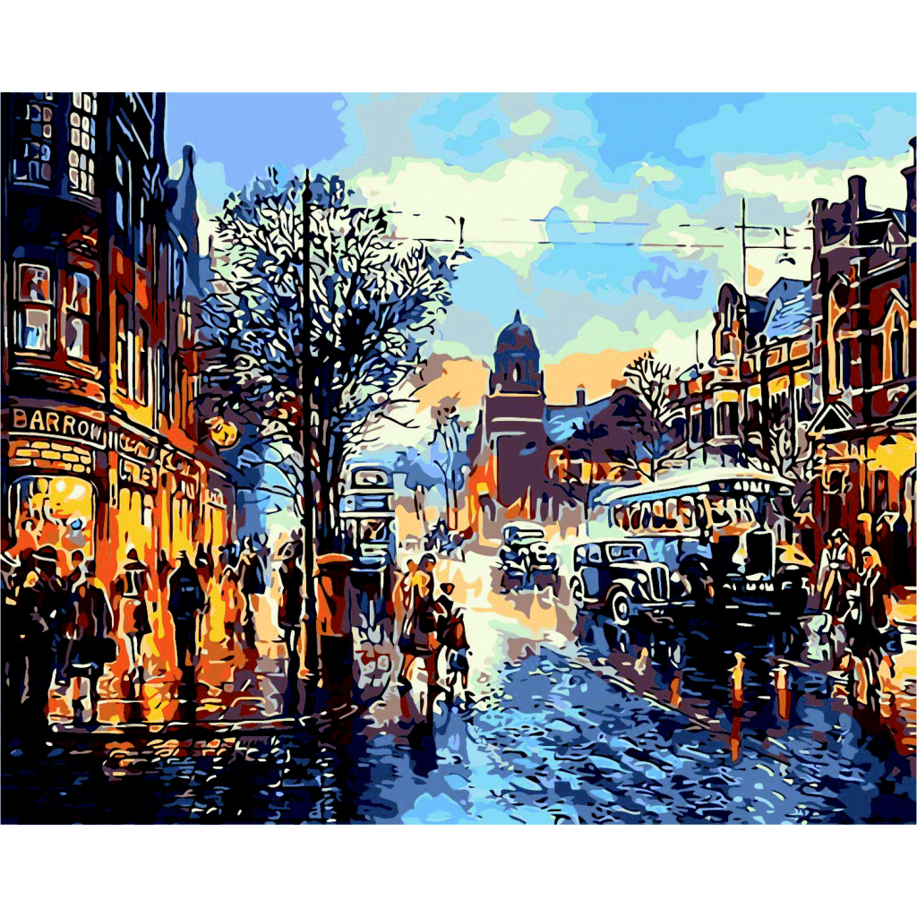 Картина по номерам ZiBi Осінь в місті 40*50 см ART Line (ZB.64185) - зображення 1