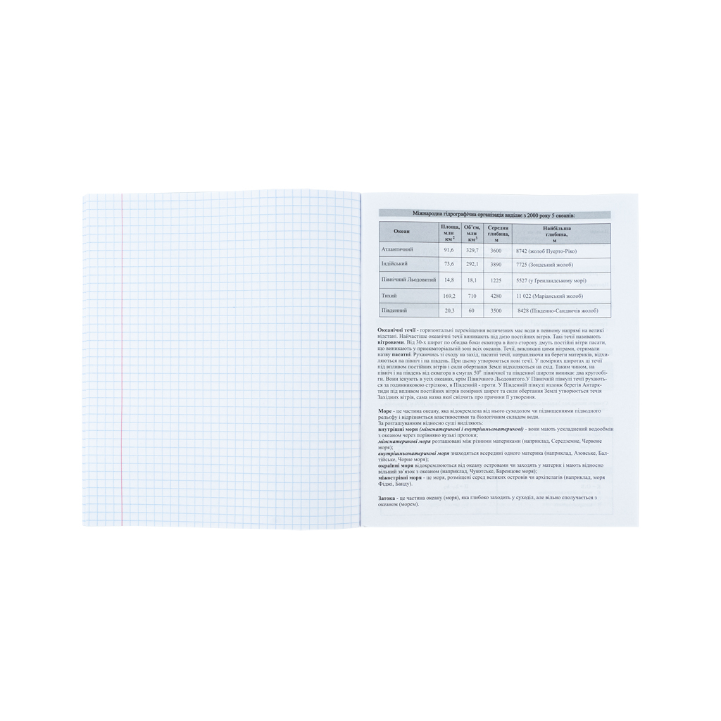 Зошит Kite предметний Letters 48 аркушів, географія клітинка (K24-240-5) - зображення 5