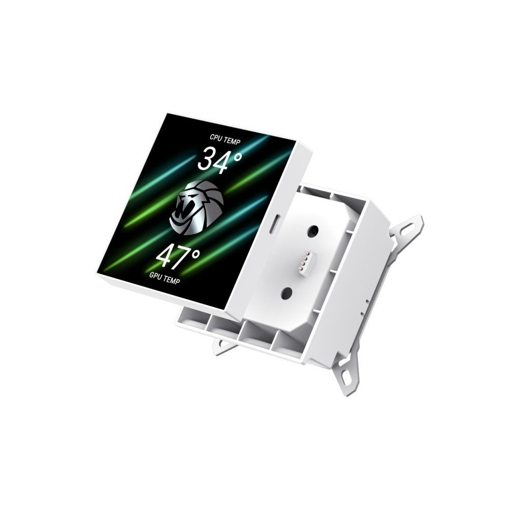 Система рідинного охолодження Gamemax GLACIER 360 LCD WH - зображення 9