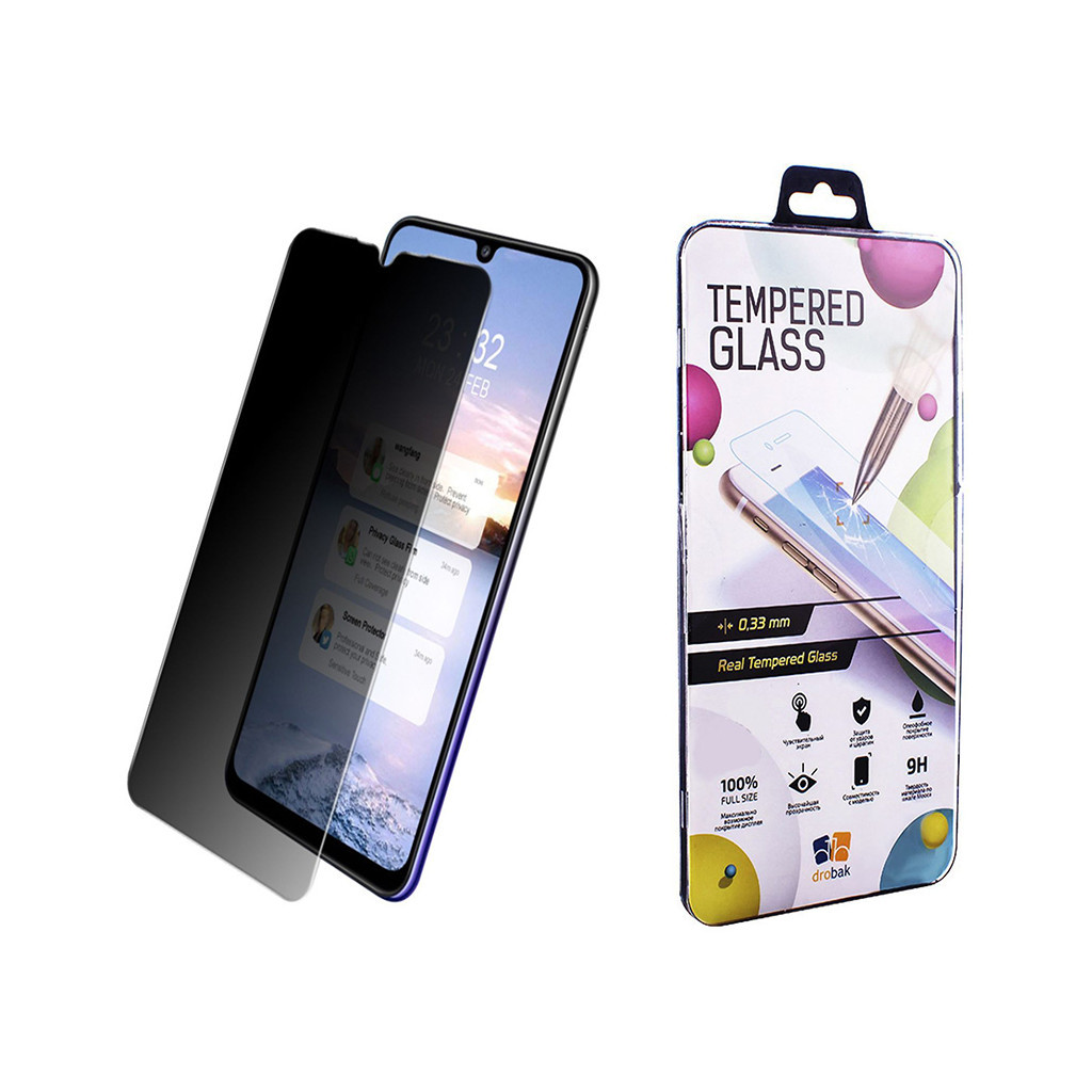 Скло захисне Drobak Anti Spy Samsung Galaxy M12 (474783) - зображення 1