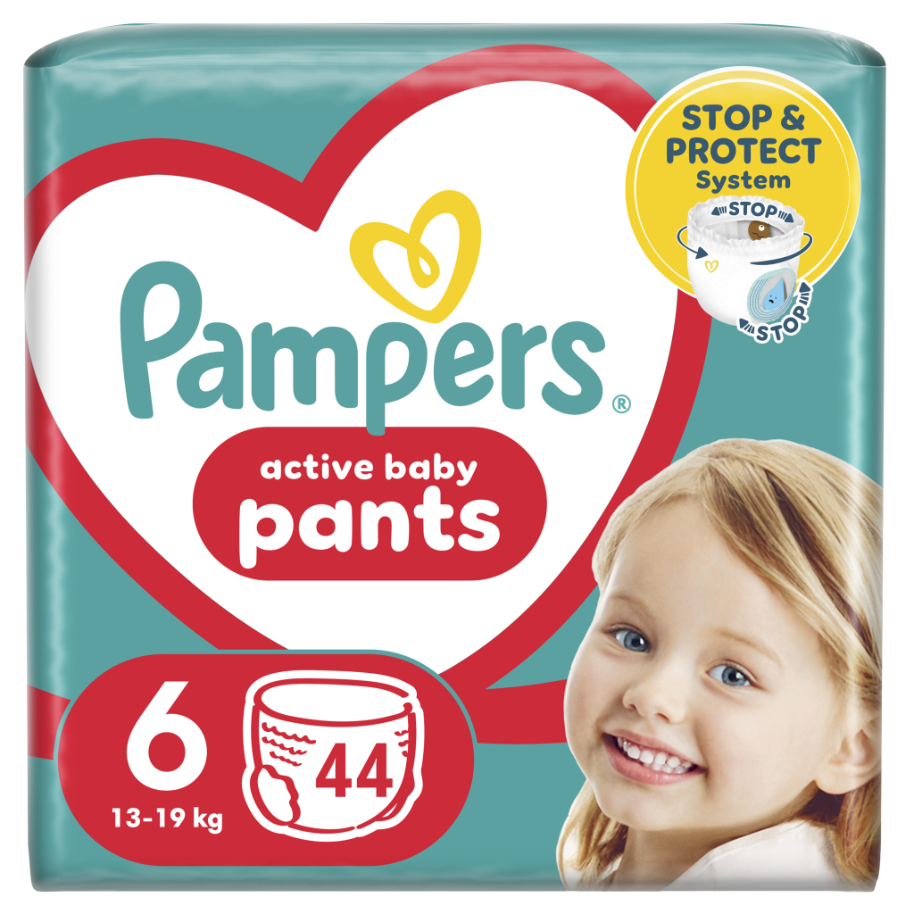 Підгузки Pampers трусики Pants Giant Розмір 6 (14-19 кг) 44 шт (8006540069356) - зображення 1