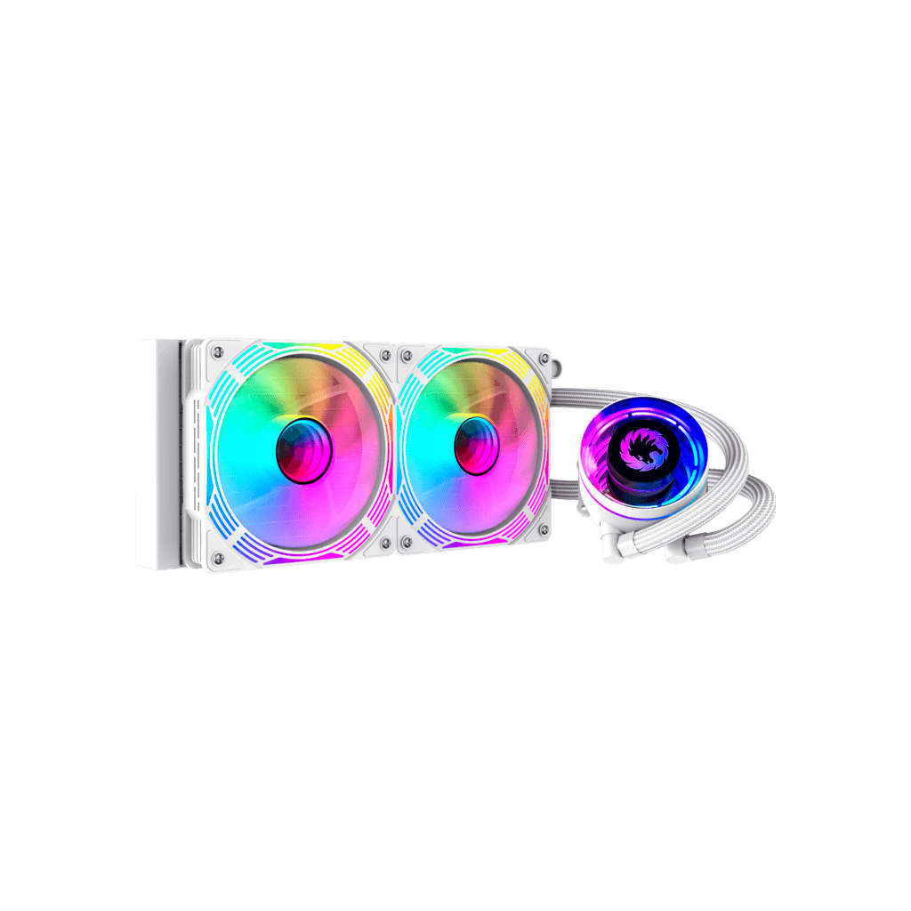 Система рідинного охолодження Gamemax IceChill 240V White - зображення 1