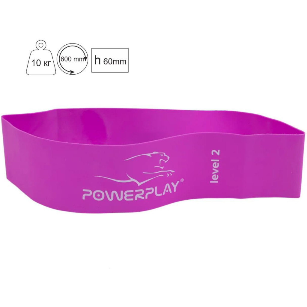 Еспандер PowerPlay 4140 Level 2 Фіолетова (PP_4140_Purple) - зображення 2