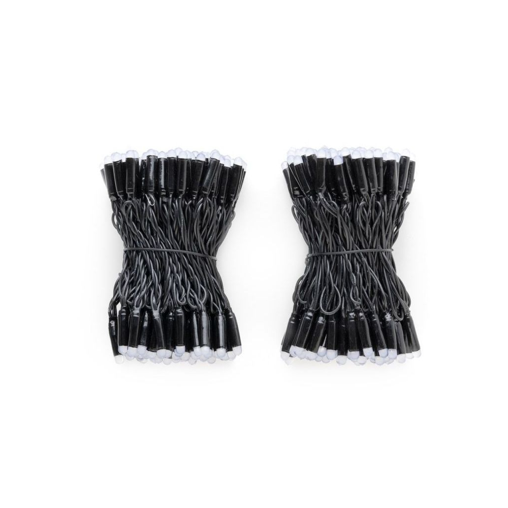 Гірлянда Twinkly PRO Smart LED Curtain RGBW 250 (10 по 25), IP65, AWG22 PVC Rubber чорний (TW-PLC-CU-CA-10X25SPP-BR) - зображення 4